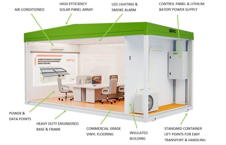 Enersite Modular Office 6x3m