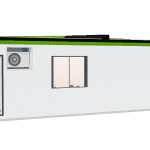 Enersite Modular Office Crib & Ablution 12x3m