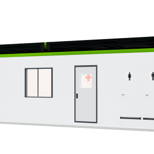 Enersite Modular Crib & Ablution 12x3m