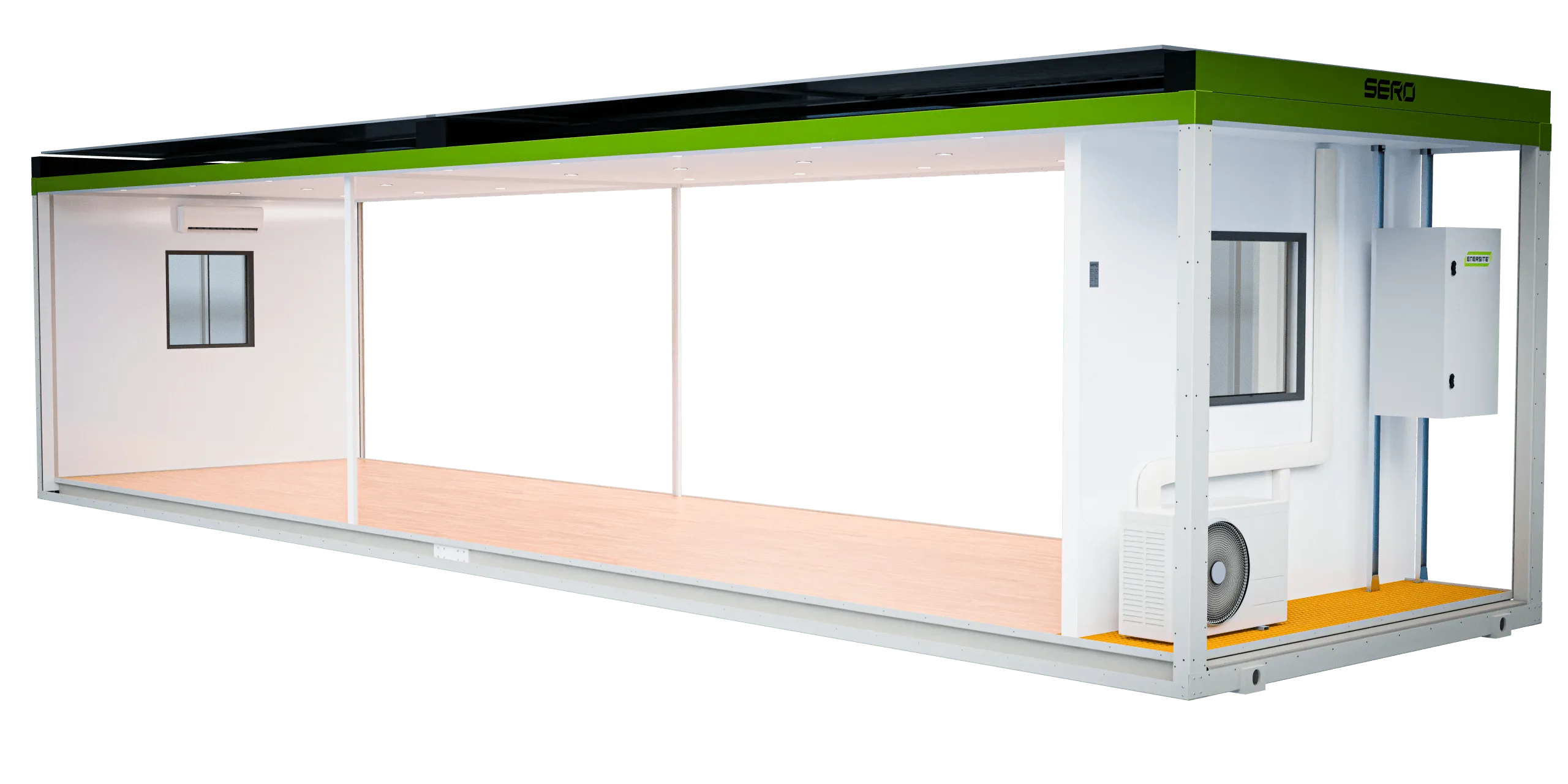 ECCM1-12_CenterUnit_windows Enersite Modular Expansion Complex 12x3m