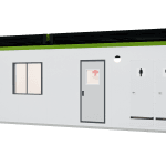 Enersite Modular Office Crib & Ablution 12x3m