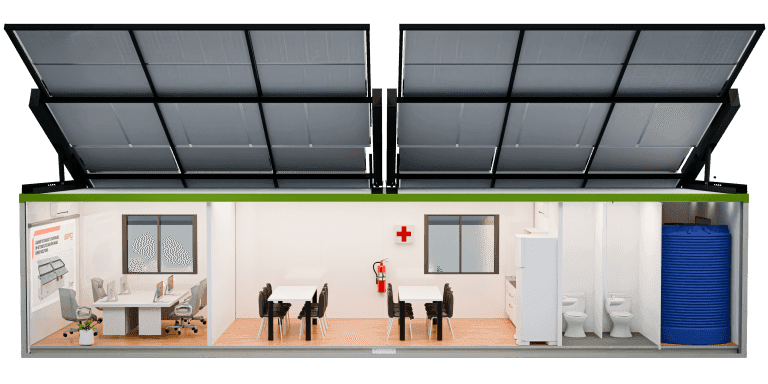 Enersite Multi room Office, Crib & Ablution 12x3m