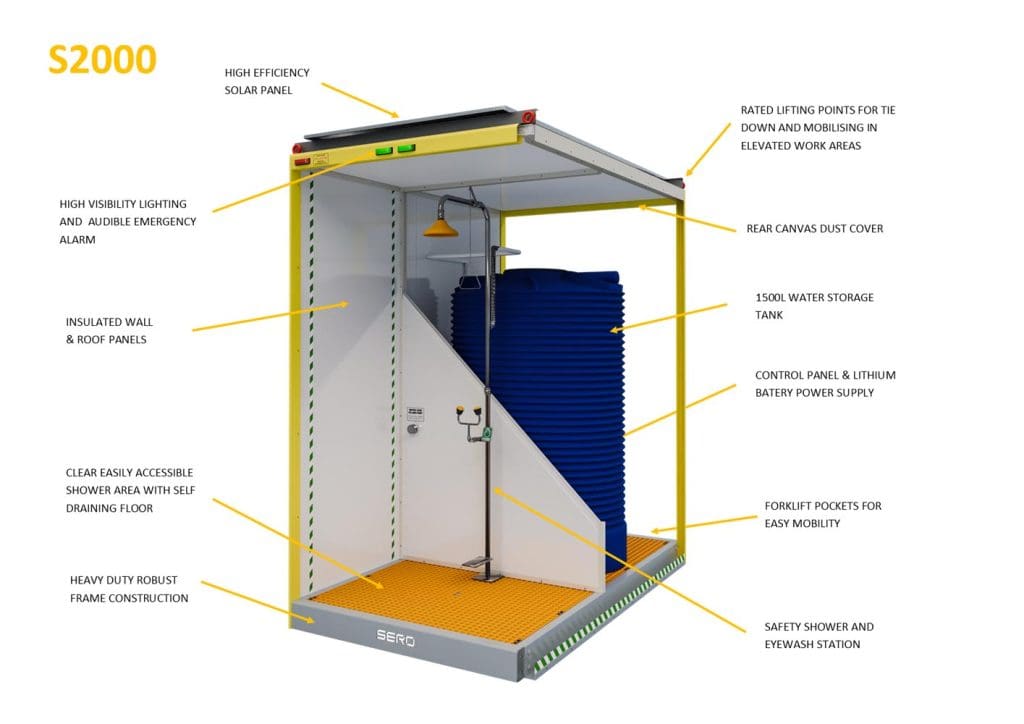 Hydrasafe S2000 Safety Shower